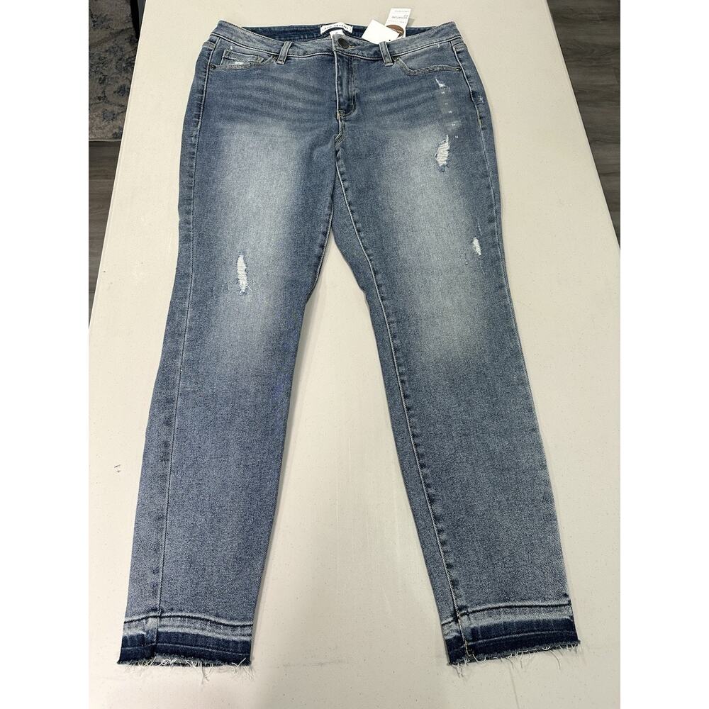 Lane Bryant Blue Jeans NWT Mid Rise Skinny Magic Waistband Stretch Wmns Sz 14